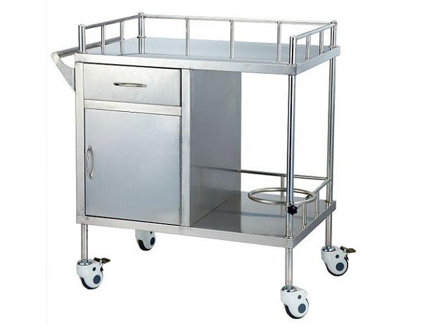 Xe đẩy inox y tế