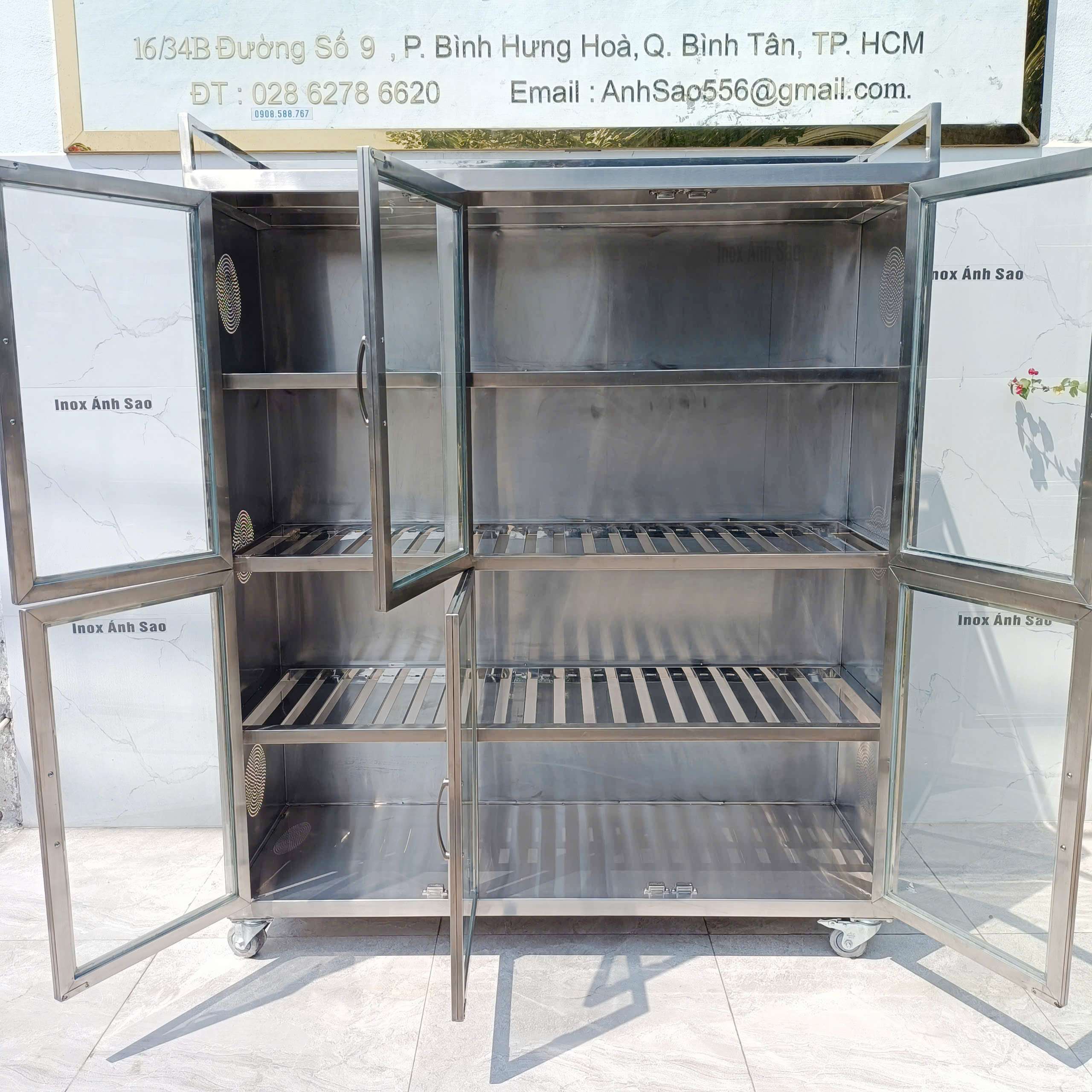 TỦ CHÉN INOX 304 B31 | sdF | Công Ty TNHH INOX Ánh Sao