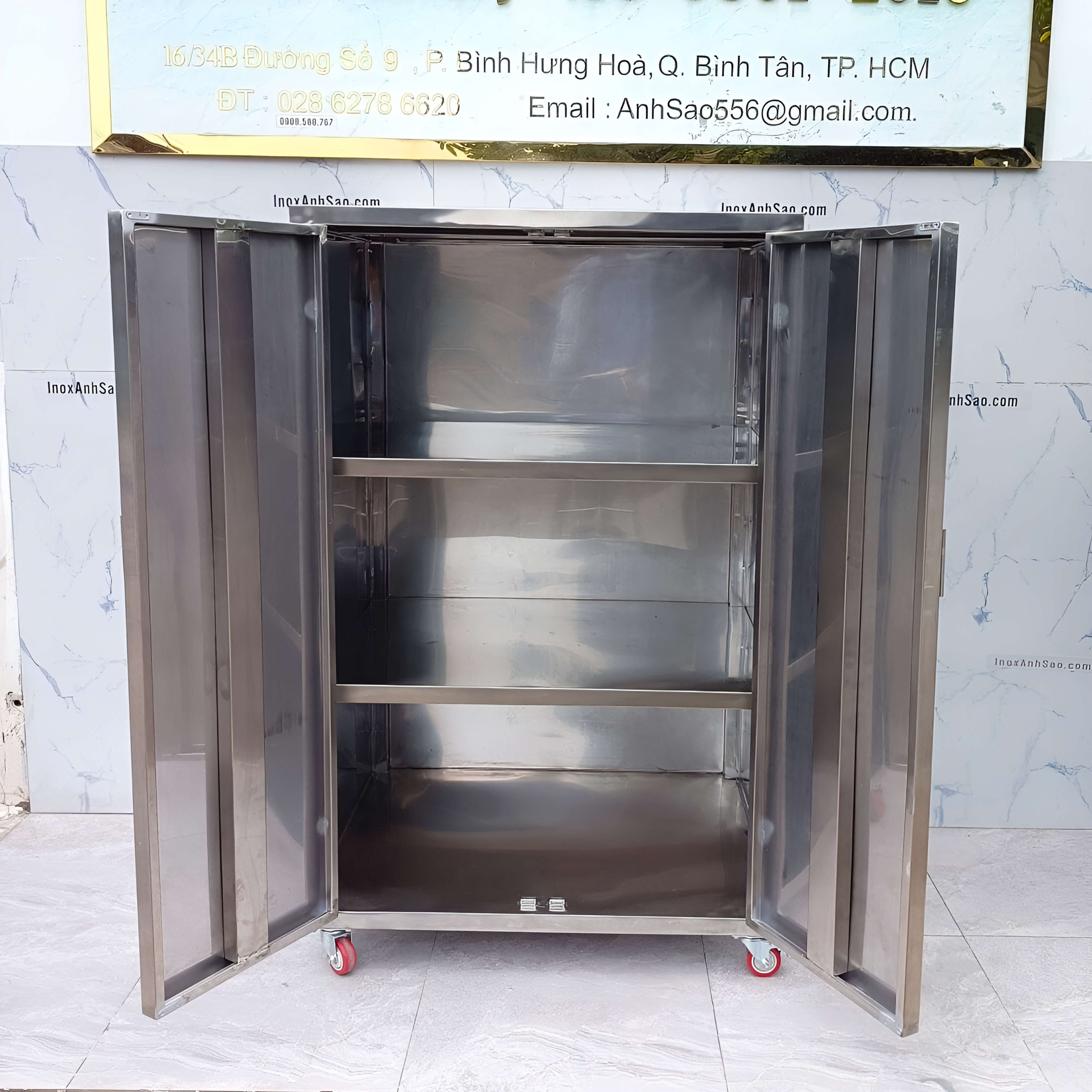 TỦ 3 NGĂN INOX 304 B45 | cP8 | Công Ty TNHH INOX Ánh Sao