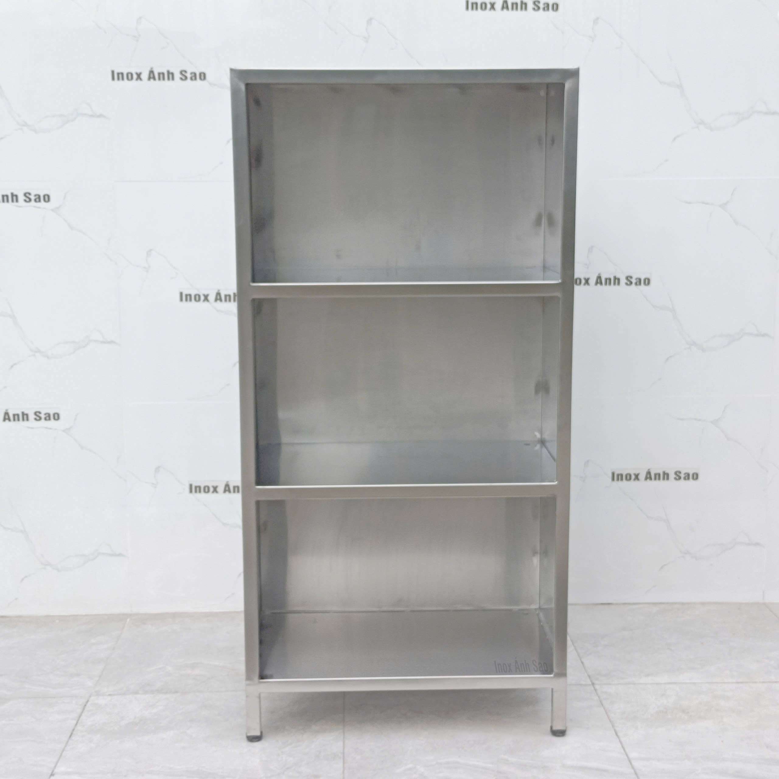 TỦ 3 TẦNG INOX 304 B48 | 2lZ | Công Ty TNHH INOX Ánh Sao