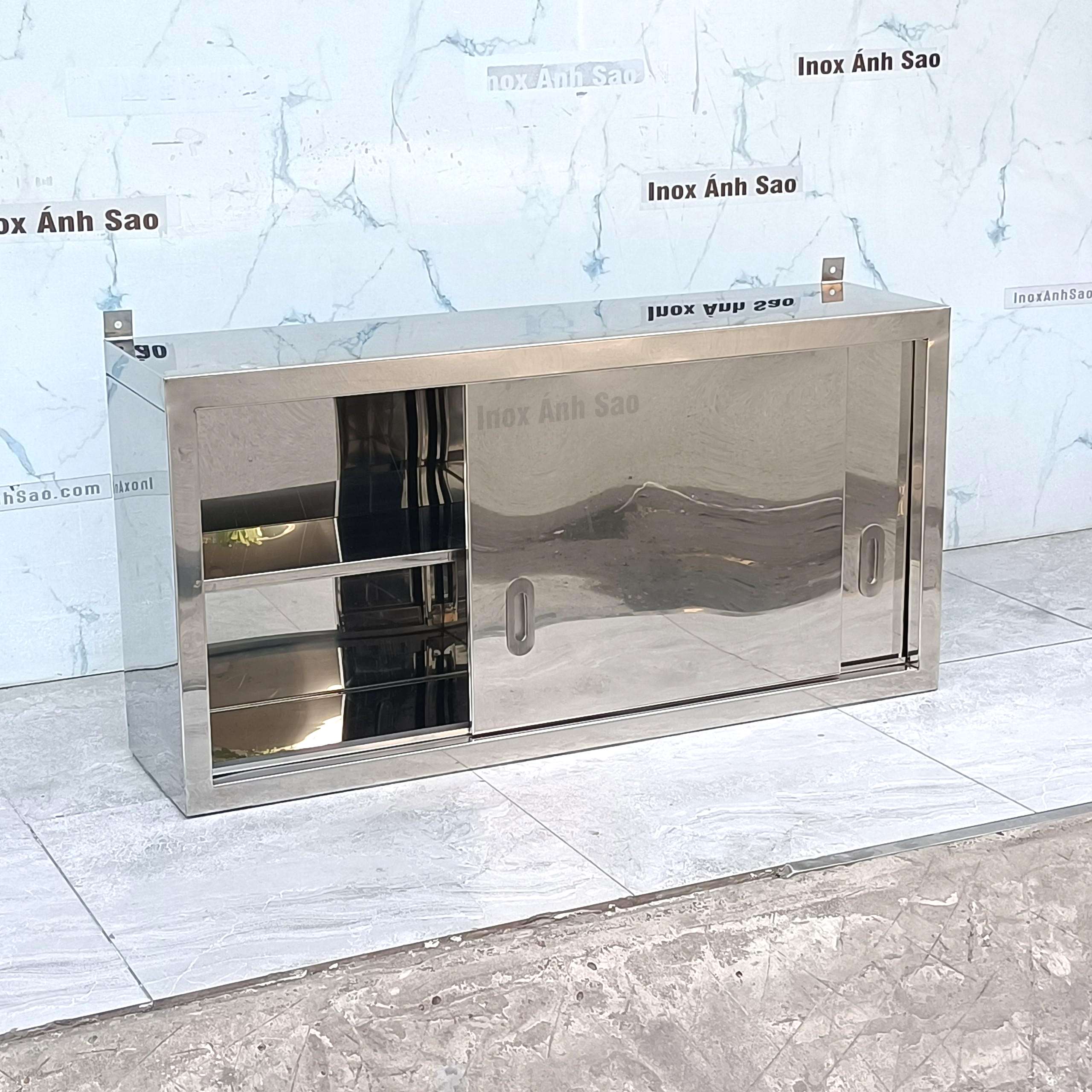 TỦ CỬA LÙA INOX TREO TƯỜNG B22 | 79 | Công Ty TNHH INOX Ánh Sao