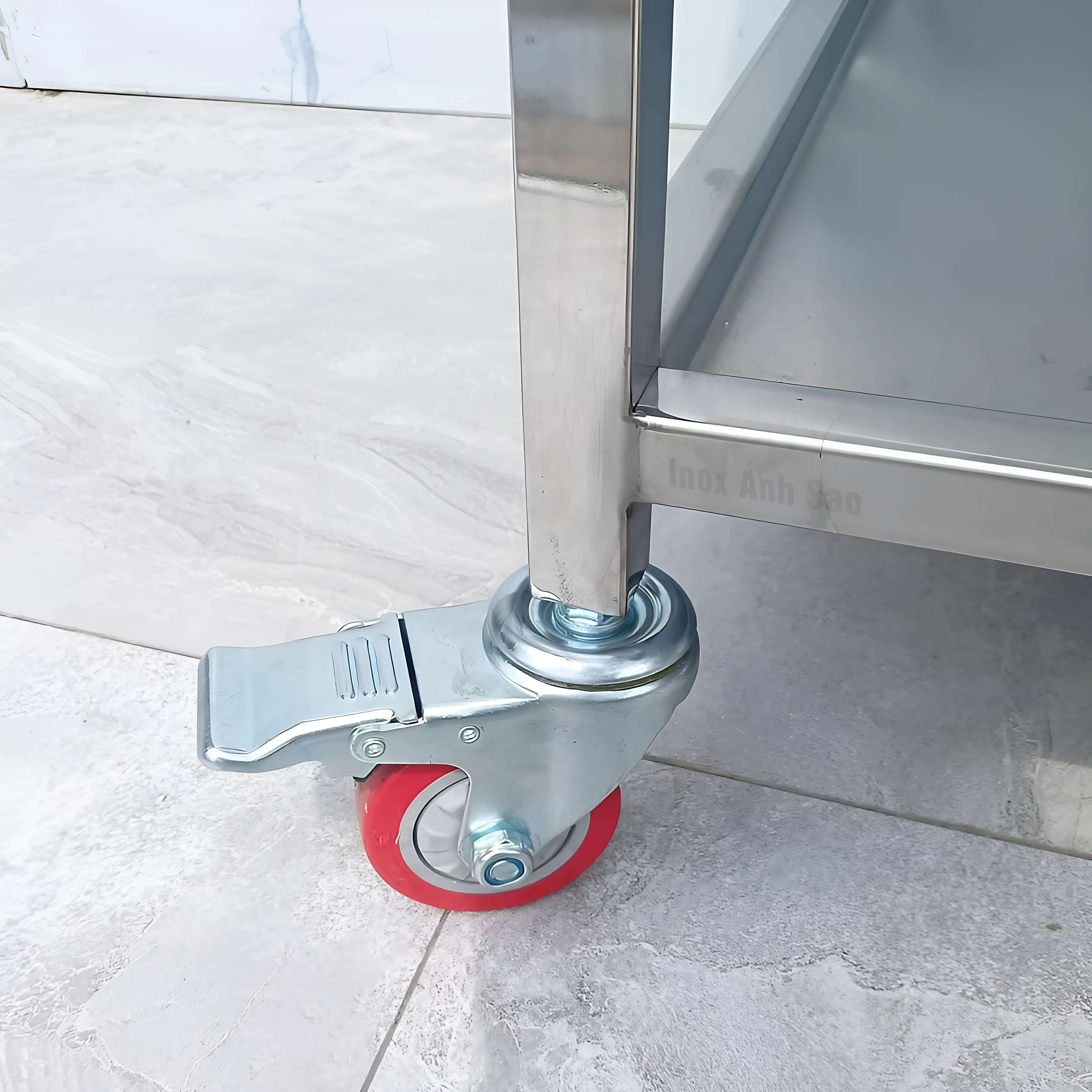 XE ĐẨY INOX 304 2 TẦNG N01 | ZEH | Công Ty TNHH INOX Ánh Sao